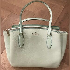 Light green (matcha/moss green) Kate Spade handbag